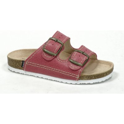SANTÉ D/202 dětské zdravotní korkové pantofle červená – Zboží Mobilmania