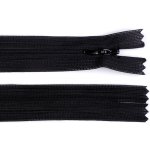 Spirálový zip skrytý No 3 délka 50 cm dederon, malé, 332 černá – Zboží Mobilmania