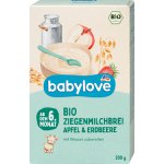 babylove bio ovesná kaše s kozím mlékem, jahodami, jablkem 200 g – Sleviste.cz