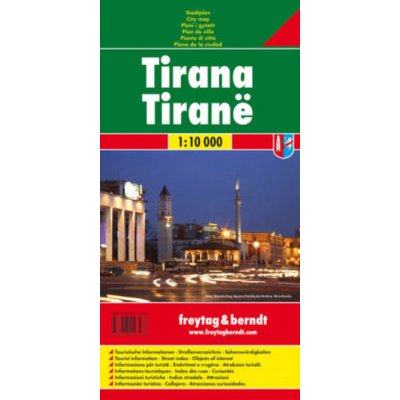 Stadtplan Tirana – Zboží Mobilmania