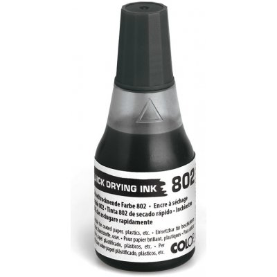Colop Razítková barva 802 černá 25 ml rychleschnoucí – Zboží Mobilmania