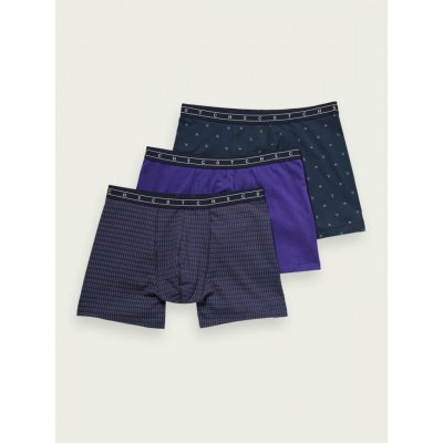 Scotch & Soda pánské vícebarevné boxerky 3 kusy v balení – Hledejceny.cz