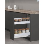 Cemux IRON Line 20-3D plné dno s tlumením antracit pravý – Zboží Mobilmania