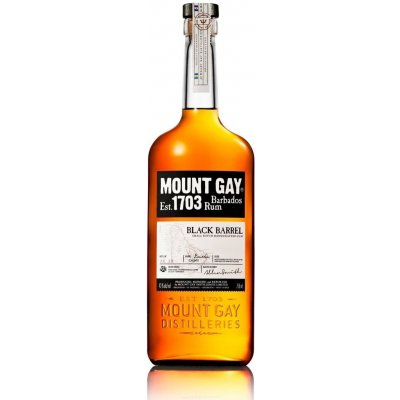 RUM MOUNT GAY BLACK BARREL 43% 0,7 l (holá láhev) – Zboží Dáma