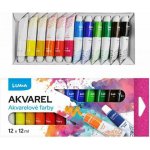 Barvy aquarelové sada LUMA 12 barev 12ml – Zboží Mobilmania