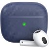 Pouzdro na sluchátka Ahastyle Silikonový kryt pro AirPods 3 PT177-midnight-blue