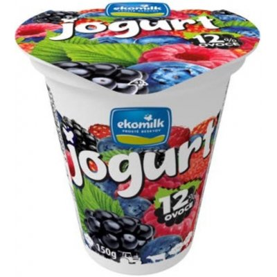 Ekomilk Jogurt 2,7% lesní směs 150 g – Zboží Dáma