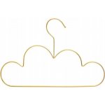 Atmosphera Dětské ramínko Obláček 3ks 158673 zlaté – Sleviste.cz