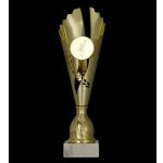 Plastová trofej Zlatá Výška: 35 cm – Zboží Dáma