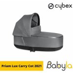 Cybex Priam Lux Carry Cot Plus Manhattan Grey – Zbozi.Blesk.cz