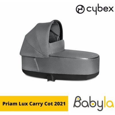 Cybex Priam Lux Carry Cot Plus Manhattan Grey – Zboží Mobilmania