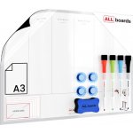 Allboards DEPLA3M Magnetický měsíční plánovač A3 na lednici - Německá jazyková verze DEPLA3M – Zboží Živě