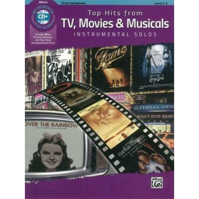 Top Hits From TV Movies & Musicals Alto Saxophone + CD