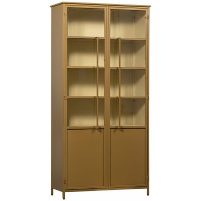 Woood Merrick 200 x 99 cm Medově žlutá kovová – Hledejceny.cz