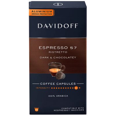 Davidoff Espresso 57 Ristretto 55 g 100 ks – Zboží Mobilmania