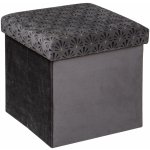 Atmosphera Skládací sedák 2v1 LIAM, 38 x 38 cm, antracit – Zboží Dáma