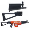 Příslušenství pro dětské zbraně Nerf Export MP5 černá sada pro úpravu Stryfe- hlaveň a pažba