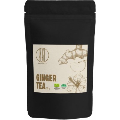 BrainMax Pure Ginger Tea zázvorový čaj BIO 50 g – Hledejceny.cz