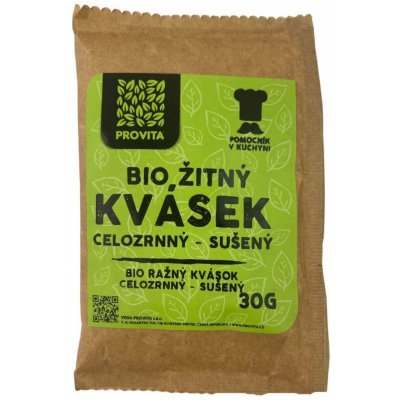 PROVITA Kvásek žitný celozrnný sušený BIO 30 g – Zboží Dáma