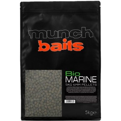 MUNCH BAITS Pelety Bio Marine 5kg 6mm – Zboží Mobilmania