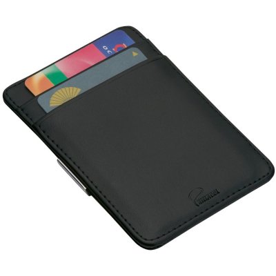 GIORGIO Philippi Pouzdro na kreditní karty s klipem černé
