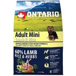 Ontario Adult Mini Lamb & Rice 2,25 kg – Hledejceny.cz