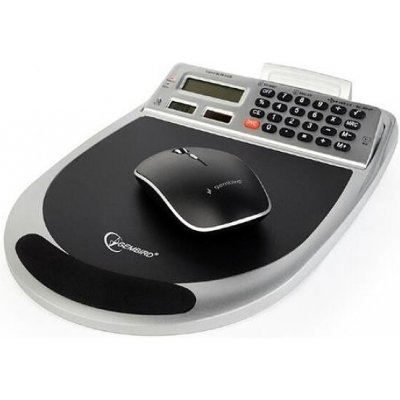 Gembird combo podložka pod myš s integrovaným 3-port USB hubom, kalkulačkou, čítačkou pamäťových kariet a teplomerom (MP-UC1) – Hledejceny.cz