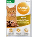 Iams Cat Adult All Breeds Chicken & Turkey gravy 85 g – Zbozi.Blesk.cz