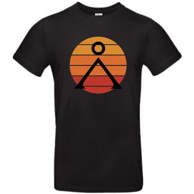 imago tričko Hvězdná brána - Symbol Tau ri černá – Zboží Mobilmania