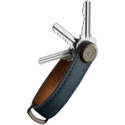 Orbitkey Kožená 2.0 Crazy Horse Marine Blue modrá – Zboží Mobilmania