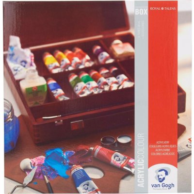 akrylové barvy Van Gogh Inspiration Box / 14x40 ml + příslušenství – Hledejceny.cz