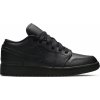 Dětské tenisky Nike Jordan 1 Low Tumbled Leather Black