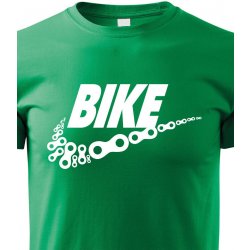 Dětské tričko pro cyklisty BIKE zelená