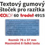 Trodat Colop Gumový štoček pro razítko 60, 4915 – Zboží Mobilmania