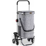 Monzana 109121 Nákupní taška na kolečkách do schodů šedá – Zboží Dáma