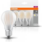 Osram LED žárovka E27 A60 7W 60W teplá bílá 2700K 3ks – Sleviste.cz