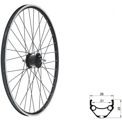 KLS DRAFT Dynamo V-brake – Zboží Mobilmania