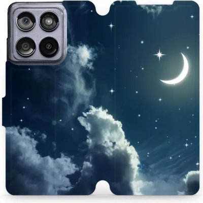 Mobiwear Motorola Edge 60 Fusion V145P Noční obloha s měsícem – Zboží Živě