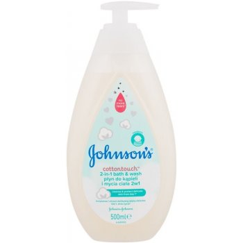 Johnson’s baby Cottontouch koupel a mycí gel 2v1 500 ml