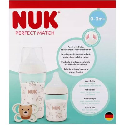 Nuk Perfect Match sada lahve a dudlík – Sleviste.cz