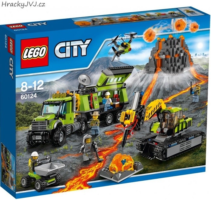 LEGO® City 60124 Sopečná základna průzkumníků od 10 106 Kč - Heureka.cz