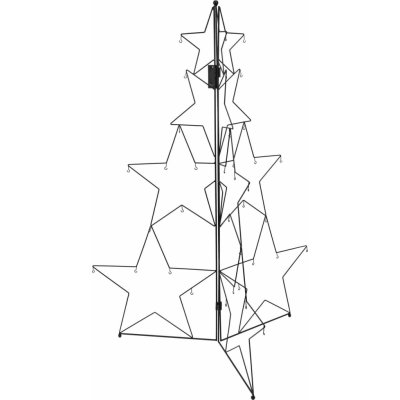 Home Styling Collection Kovová ozdoba ve tvaru vánočního stromku 110 cm – Hledejceny.cz