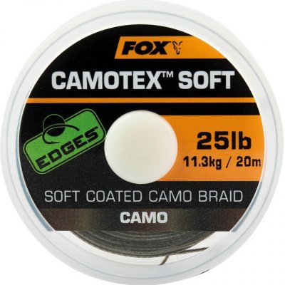 Fox šňůra Camotex Soft Camo 20m 25lb