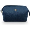 Kosmetická taška PIP Studio Kosmetická taška velká Velvet Quilted modrá