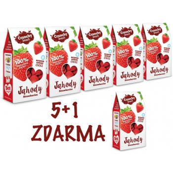 Royal Pharma Crunchy snack Mrazem sušené jahody 6 x 20 g