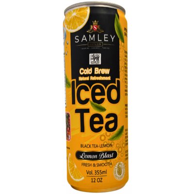 Samley Lemon blast Ledový černý čaj s příchutí citronu 355 ml – Zboží Dáma