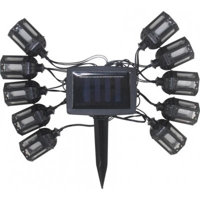 Řetěz Strend Pro Garden lucerna solární 10x LED 1,8+2 m ST2172920 – Hledejceny.cz