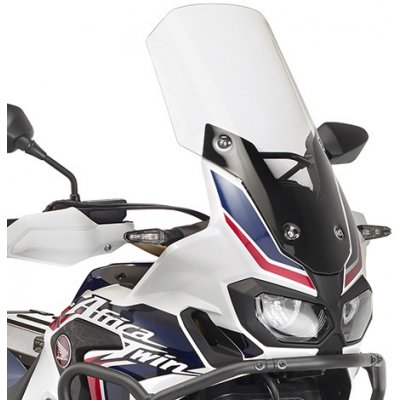 KAPPA plexi štít HONDA CRF 1000L AFRICA TWIN (16-19), CRF 1000L AFRICA TWIN ADVENTURE sportS (18-19) 60 X 35 cm průhledný | Zboží Auto