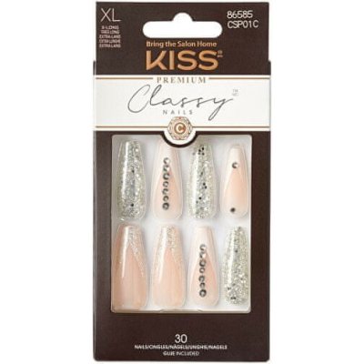 KISS Nalepovací nehty Classy Nails Premium Sophisticated 30 ks – Zboží Dáma