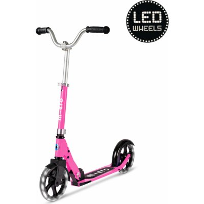 Micro Cruiser LED růžová – Zboží Dáma